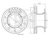 BPW 0308837077 Brake Disc